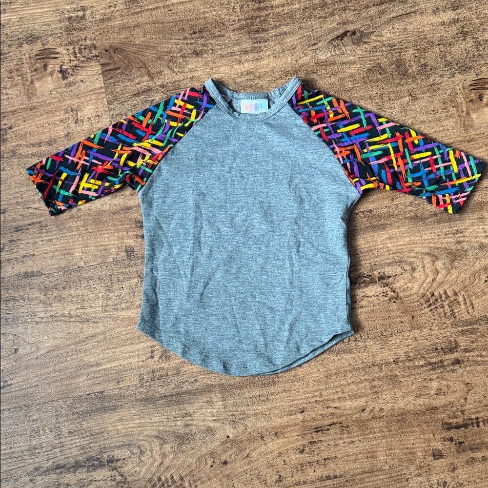 Colorful Raglan Kids Shirt size 2
